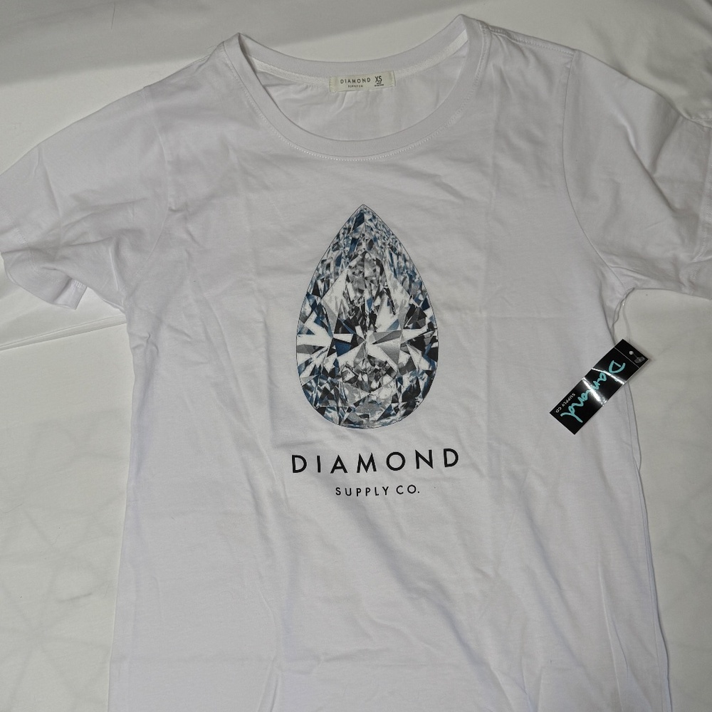 💎Diamond Supply Co. Adult XS White NWT